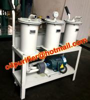 China Portable oil Filter Machine, Small Oil Purifier skid, precision filter impurity, remove particulates factory