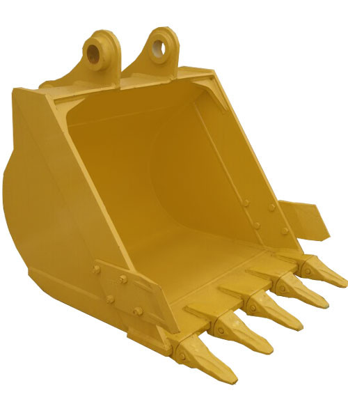 Quality Alloy Steel Custom Excavator Buckets Yellow ColorGeneral Purpose Long Service Life for sale