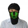 China Best Selling 2019 Halloween LED Sound Control Light Mask Nightclub Masquerade EL Masks For Bar Music Light Up LED Mask factory