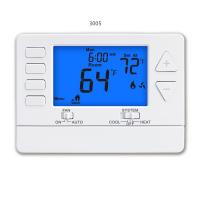 China Digital LCD 24V Programmable 1 Heat 1 Cool Air Conditioner Thermostat for sale
