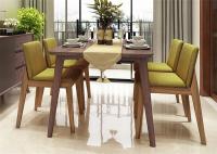 China Hotel Small Kitchen Table And Chairs , Comfortable Beech Wood 4 Chair Dining Table factory