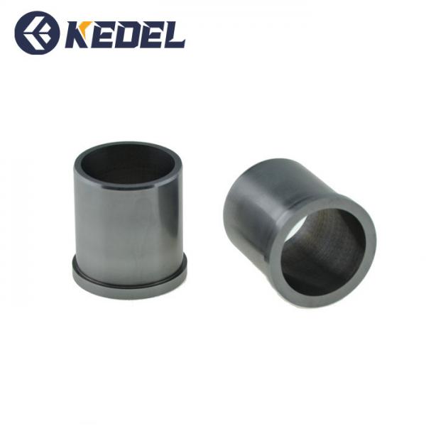 Quality Cemented Silicon Tungsten Carbide Sleeves YG6 Round Shaft Bushing for sale