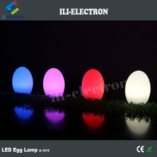 Quality Wireless Colorful Egg Shaped LED Lights 6000K For Swimming Pool for sale