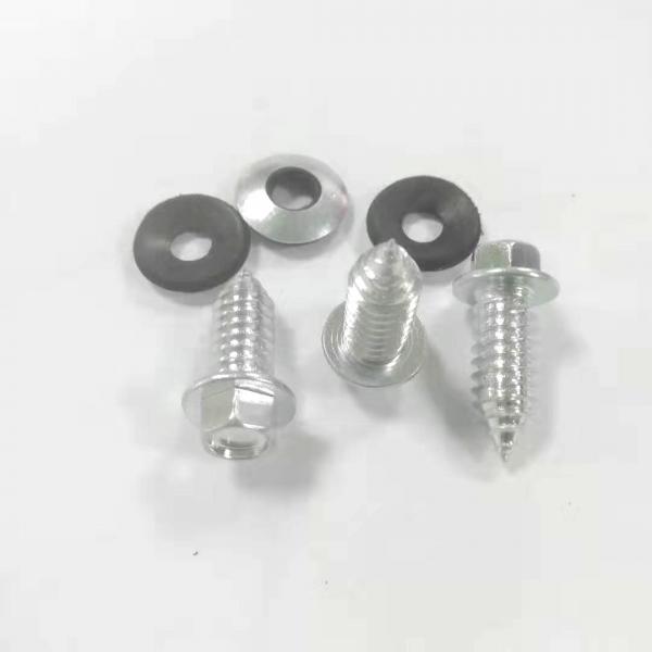 Quality Anodized Stainless Steel Self Tapping Screws With Rubber Washer 5.85x5.85 Roofing Screws With Washer for sale