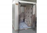 China Half Glass SUS 304 Frame Door Cargo Air Shower Tunnel For Cleanroom Entrance factory