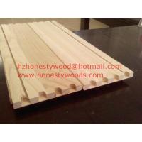china Paulownia drawer sides and backs, Paulownia drawer component. Dovetail groove
