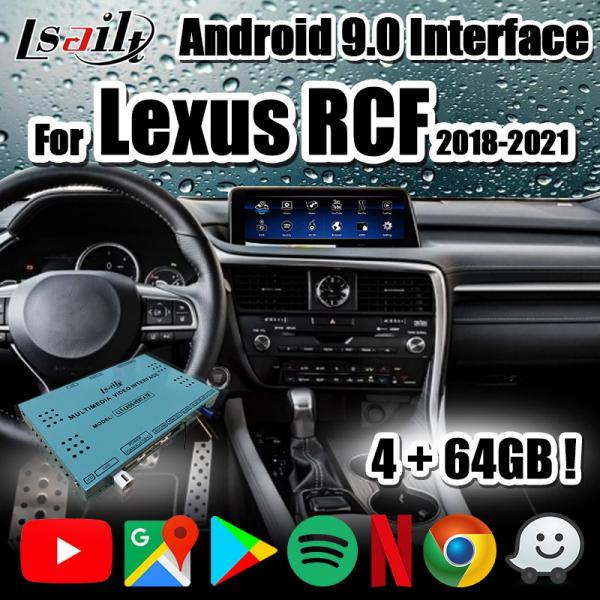 Quality PDI Android 9.0 Lexus Video Interface for IS LX RX with CarPlay , Android Auto,NetFlix for RC300h 2013-2021 RCF for sale