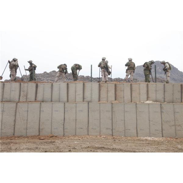 Quality 4.5mm Hesco Barrier Retaining Wall Welded Military Bastion Gabion for sale