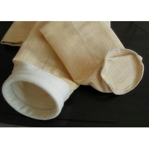 Quality industrial non woven Nomex Filter Bags High Temperature Wear Resistance for sale