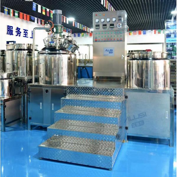 Quality Stainless Steel Vacuum Emulsifier Mixer , CE Mixing Machine For Cosmetics for sale
