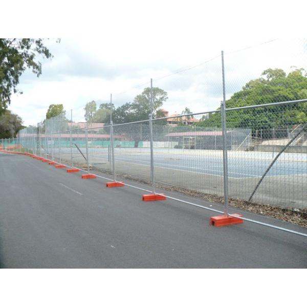 Quality 2400mm X 2100mm Galvanised Steel Temp Fence Panel 2mm for sale