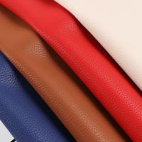 China Handbag Lychee PU Faux Leather Fabric Water Based Solvent Free PU Leather factory