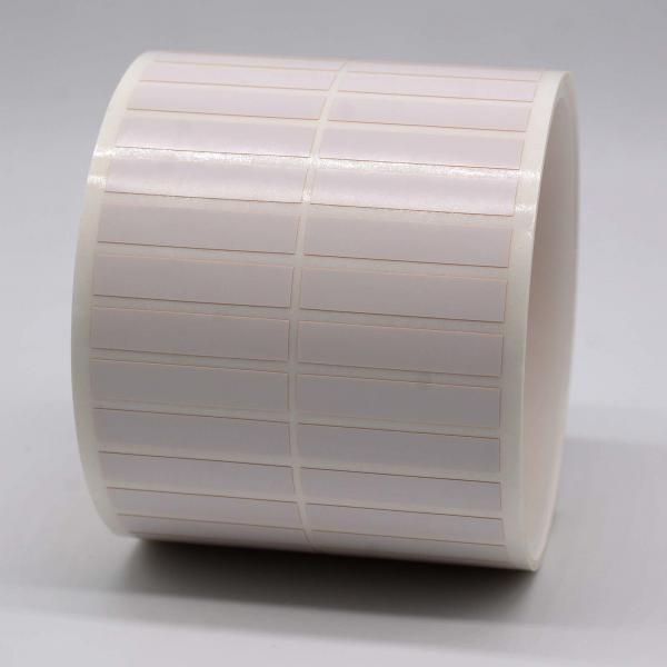 Quality Polyimide High Temperature Adhesive Labels 31.5mmx6.35mm 1mil  White Matte Stickers for sale