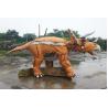 China Interactive Electric Realistic Dinosaur Model For Theme Park / Shopping Mall factory