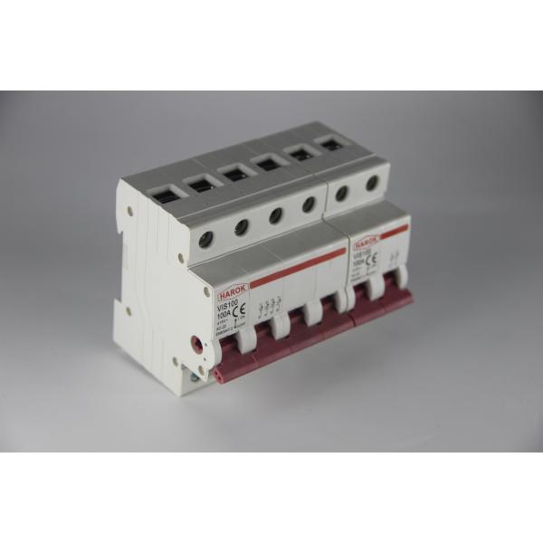 Quality VIS100 4P 100A Main Switch Isolating Circuit Breaker Household Function for sale