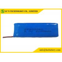 Quality 3.0v 2100mah Thin Lithium Battery CP802060 Prismatic Flat Limno2 Batteries for sale