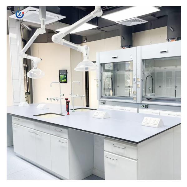 Quality Steel Lab Island Bench Anti Corrosion Metal Laboratory Furniture ISO Standard for sale
