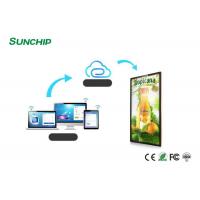 China 55 65 Indoor Outdoor LCD Digital Signage Wall Mounted 2GB RAM 8GB ROM Ethernet factory