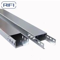 China 6 Meter Length Electrical Channel Cable Tray Fire Resistance Cable Trunking For Commercial factory