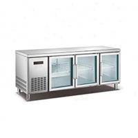 China Stainless Steel Fridge Freezer With Water Dispenser factory