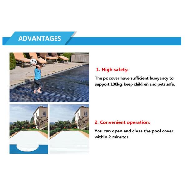 Quality 8X4M Swimming Pool Auto Cover for sale