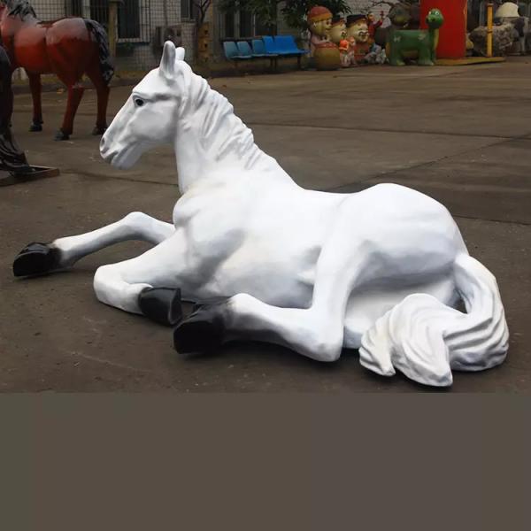 Quality Garden Custom Fiberglass Products Outdoor Life Size Animal Sculptures for sale