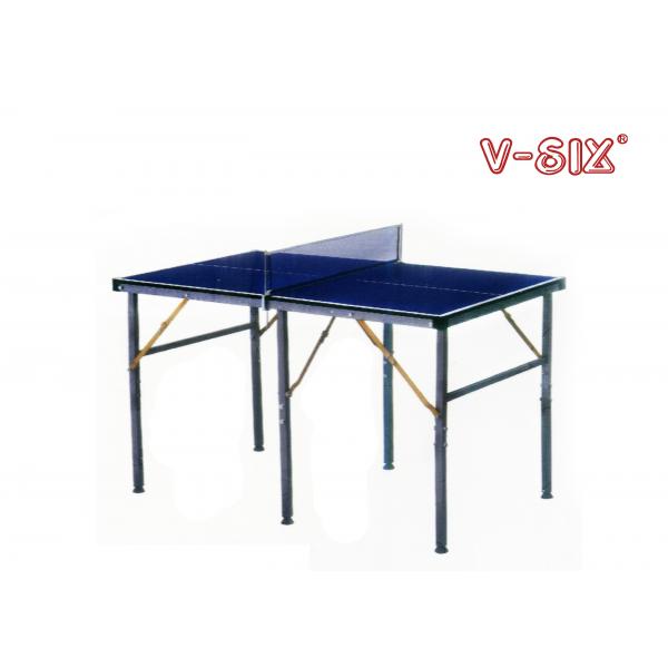 Quality Single / Double Folding Kids Table Tennis Table Easy Install Movable 75*125*76 Cm Size for sale