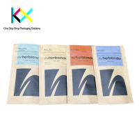 Quality Recyclable Compostable Kraft Pouches Snack Packaging Bags EU Certified for sale