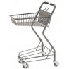 China Personal Shopping Carts Plastic Back Panel Swivel Wheels Shop Basket factory