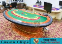 China Multi-functional Macau Galaxy Luxury Poker Table With Three Printed Table Cloths factory