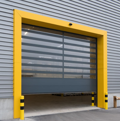 China Aluminum Transparent High Speed Spiral Door Wind Resistance ≤2.0KN/m2 & Performance High Speed With Factory Direct sale factory
