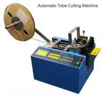 China Automatic Flexible Tube Cutting Machine 220V 110V For Shrink / Plastic / Rubber Tubes factory