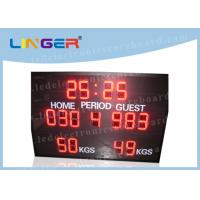 Quality Hanging and Light Cabinet Led Electronic Scoreboard For Indoor Wrestling Game for sale