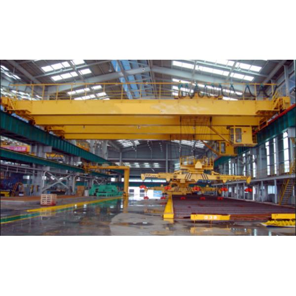 Quality Double Girder Overhead Travelling Crane , Driver Room 25 Ton Electric Bridge for sale