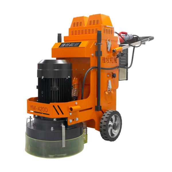 Quality 420mm Hand Push Concrete Floor Grinding Machine Semi Automatic With Dust Collection Low Noise for sale