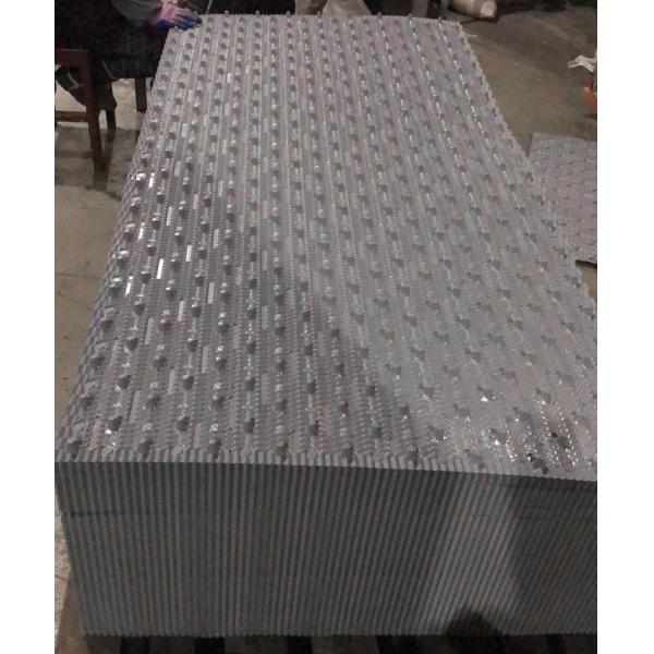Quality 750X2000mm Rigid PVC Cooling Tower Fills CF750 Fill Media Cooling Tower for sale