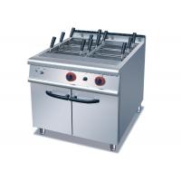 China 380V Commercial Pasta Cooker 12kw Noodle Cooking Machine With Round / Square Basket for sale