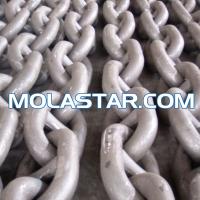 China Molastar Marine Drop Forged Steel Ship Anchor Chain For Floating Dock factory