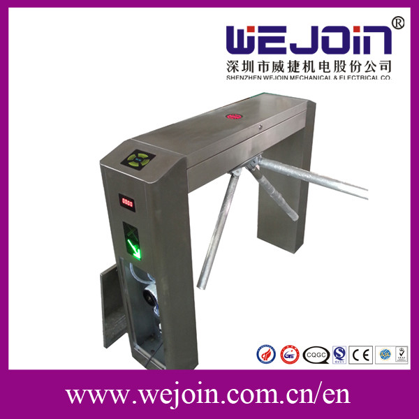 Quality 304 Stainless Steel Subway Tripod Turnstile Entry Systems Intelligent Barrier for sale