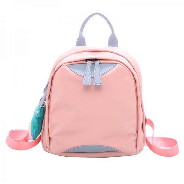 Quality Women Backpack Travel Bag Waterproof Nylon Casual Pink for Teenager Girls for sale