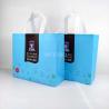 China Breathable PP Non Woven Polypropylene Tote Bags Tearproof Blue And Black factory