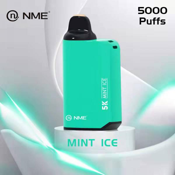 Quality 5000Puffs Disposable Vape Rechargeable 950mAH Stainless Steel Texture for sale