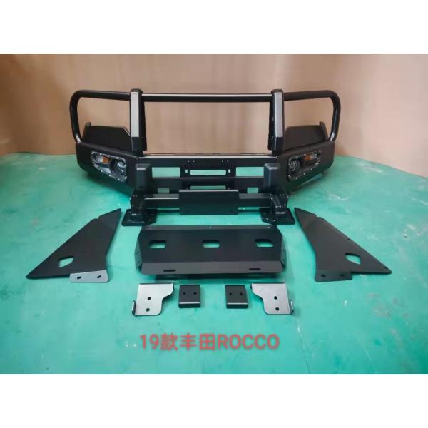 Quality Black Powder Coating Rear TOYOTA Bull Bar For HILUX Rocco 2019 for sale