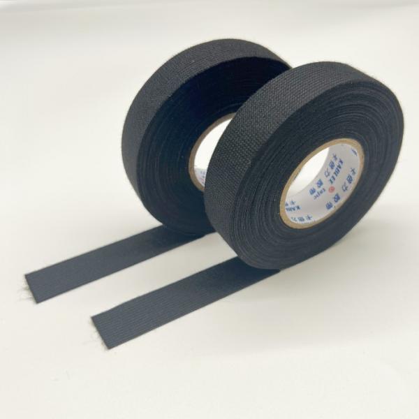 Quality Noise Damping Fleece Wiring Tape Durable Black Color 25mm 32mm 38mm Width for sale