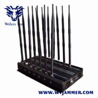 Quality 14 Antennas WiFi Mobile Phone Signal Jammer 50 Meters for sale