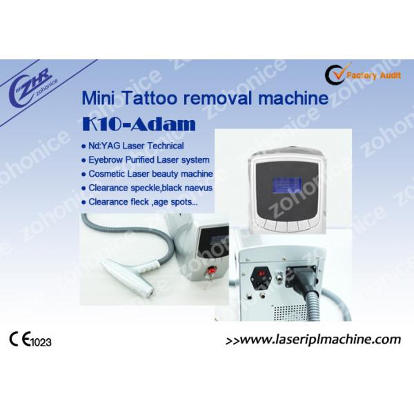 Quality Q-Switched ND YAG Laser Tattoo Removal Machine  With 1064nm / 532nm Wavelength for sale