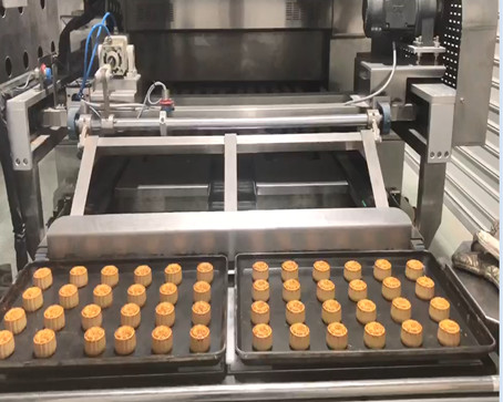 Quality Indutrial 150g 90g Automatic Moon Cake Production Line 220V / 380V for sale