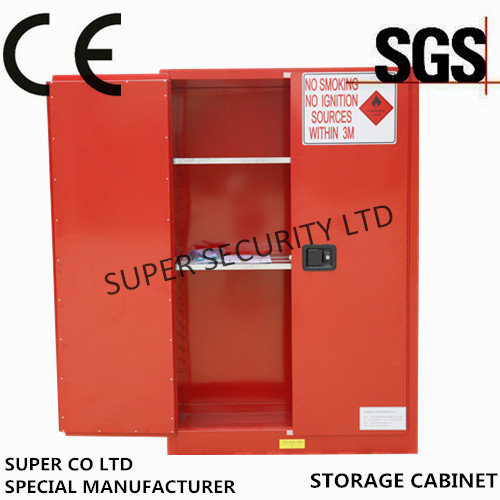Quality Red Paint Ink Chemical Hazardous Storage Cabinet for storing Paint,Ink for sale