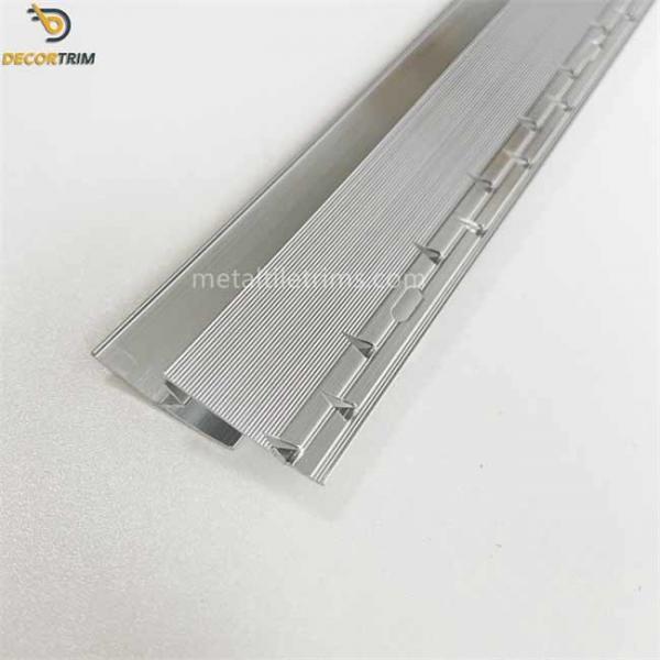 Quality Floor To Carpet Transition Strip Trim Z Section Laminate 0.9mm Thickness for sale
