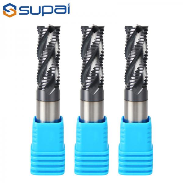 Quality 4-20mm Solid Carbide End Mill With Coating / 4 Flute CNC Cutting Tools for sale